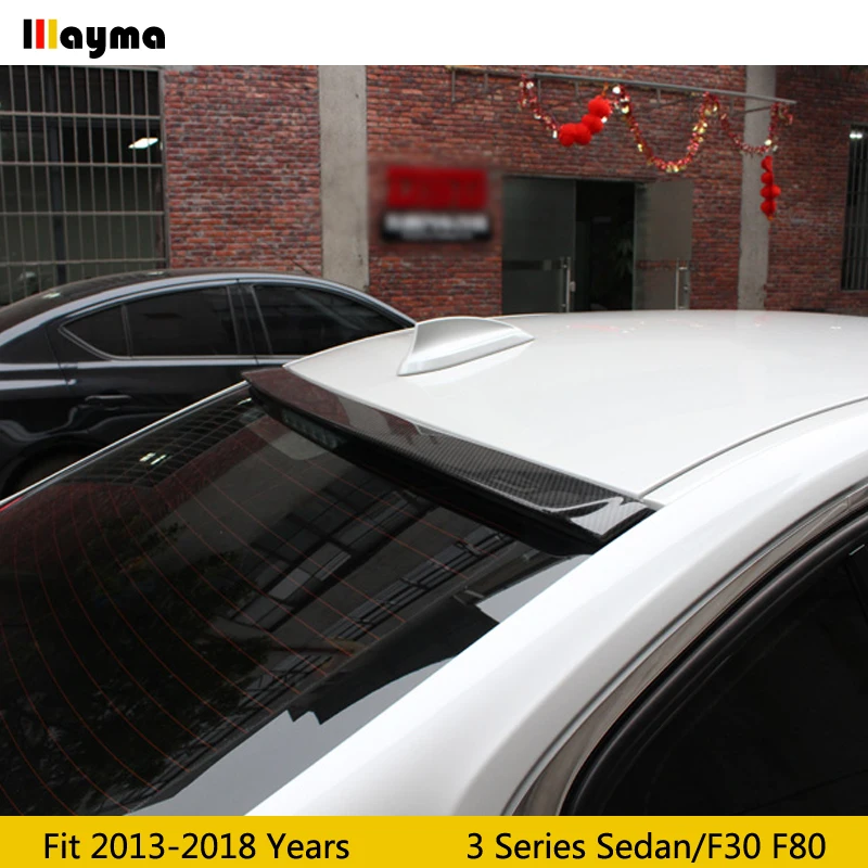 Стильный спойлер на крышу из углеродного волокна переменного тока для BMW 3 серии