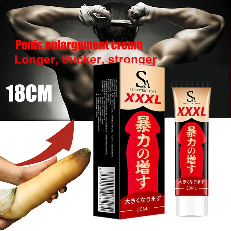 New 2021 20ML Strong Man Massage Essential Oil Penis Enlargement Cream Increase Growth Size Extender