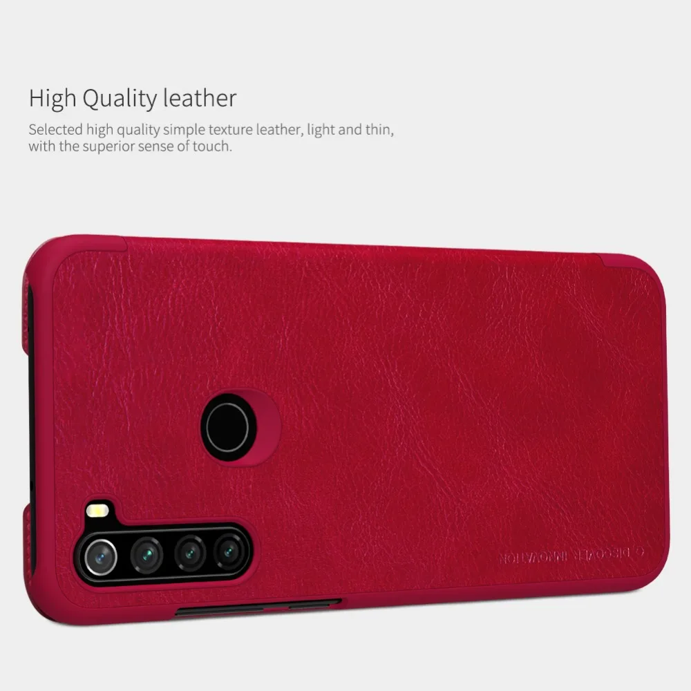 Для Xiaomi Redmi Note 8T 8 7 6 Pro Чехол Nillkin Qin Флип кожаный чехол Роскошный чехол для телефона для Xiaomi Redmi Note 8T 8 7 6 Pro Чехол