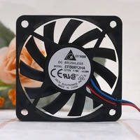 2 pin or 3 pin for delta efb0612ha 6010 dc 12v 0 18a 6cm 60mm computer pc case cpu server inverter cooling fans axial blower