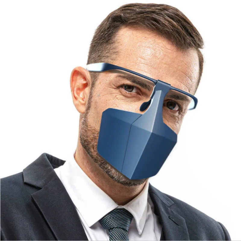 

New Style Anti-fog Face Mask Prevent Saliva Spread Mask Face Shield Against Droplets Reusable Protective Cover Protective Mask