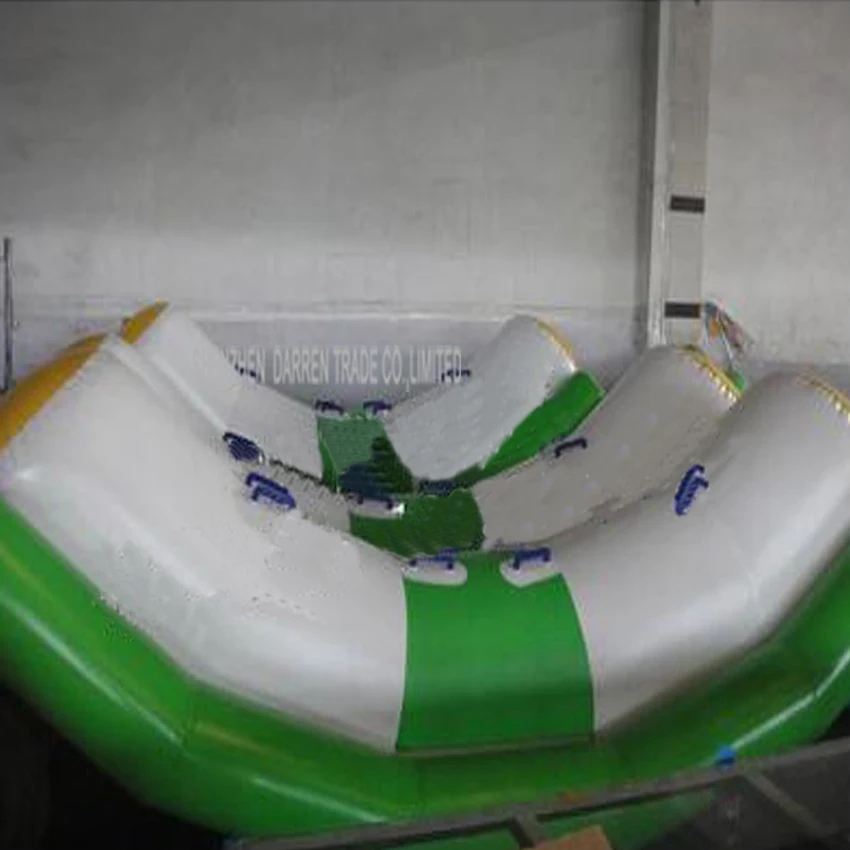 

1PC 2016 New outdoor water inflatable poppled double row poppled platen Water Sport Play Equipment [For 6 Players]