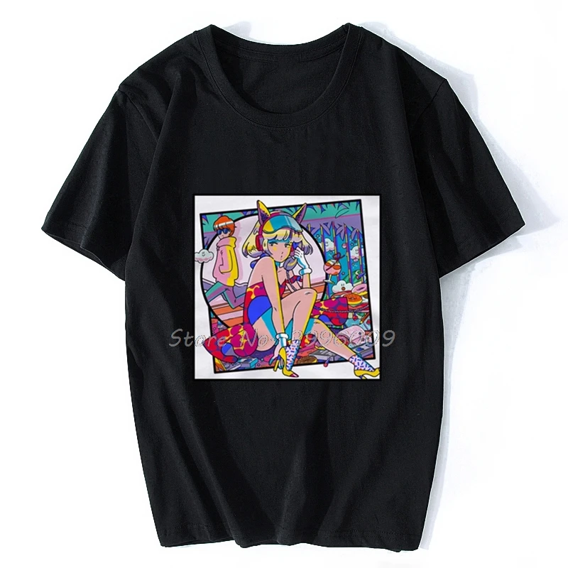 

T Shirt Retro Japanese Japan Pop Art Warhol Lichtenstein Pop Culture Pinup Pin Female Girl Men Cotton T Shirt Hip Hop Tee Tshirt
