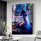 Постер Cyberpunks, декор игровой комнаты, игровая станция, Картина на холсте, Настенная картина для гостиной, художественные принты на Лофт, интерьер