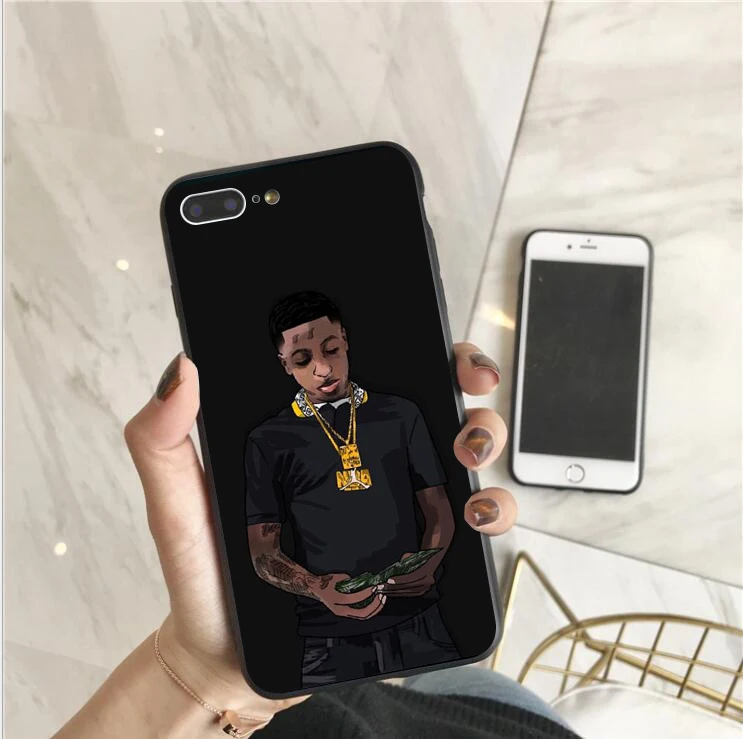 Чехол для iPhone X XR XS MAX Never Broke снова YoungBoy Pop rapper чехол для iPhone 11 6S 7 8Plus Мягкий силиконовый чехол - Цвет: TPU