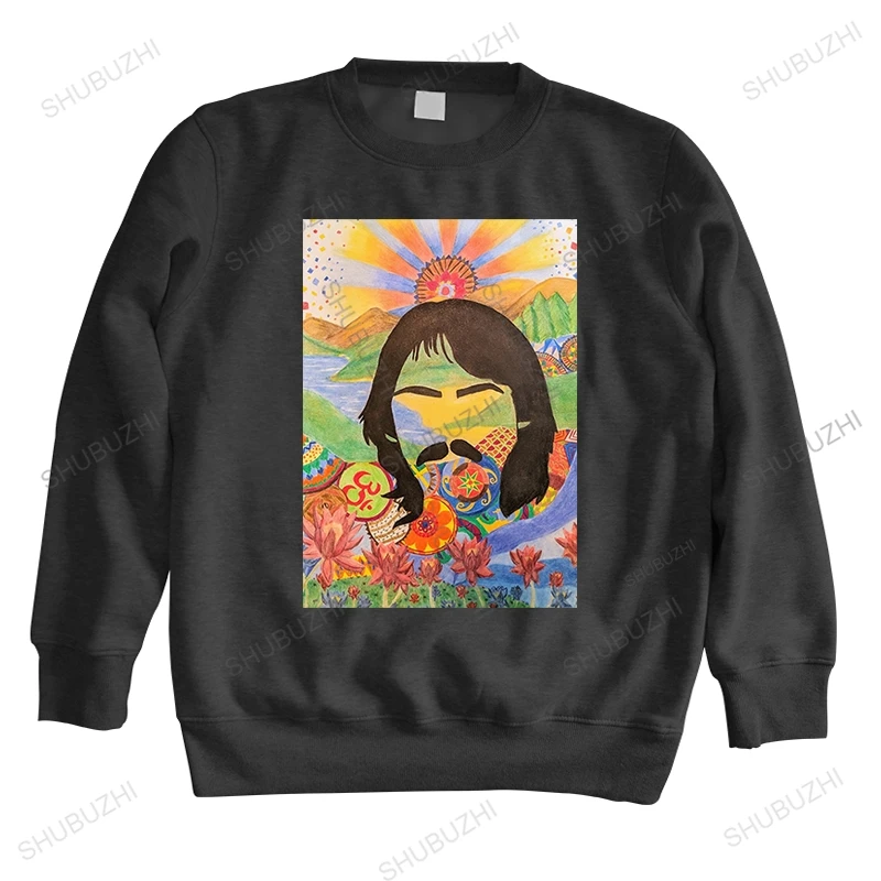 

Men long sleeve spring print funny hoodie tops Psychedelic George Harrison unisex brand hip hop casual sweatshirt fall hoody