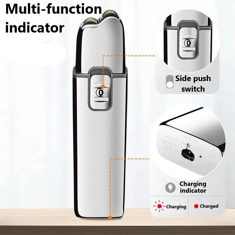 Kemei TX5 Pro металлический корпус Парикмахерская устройство для бритья волос мужчин