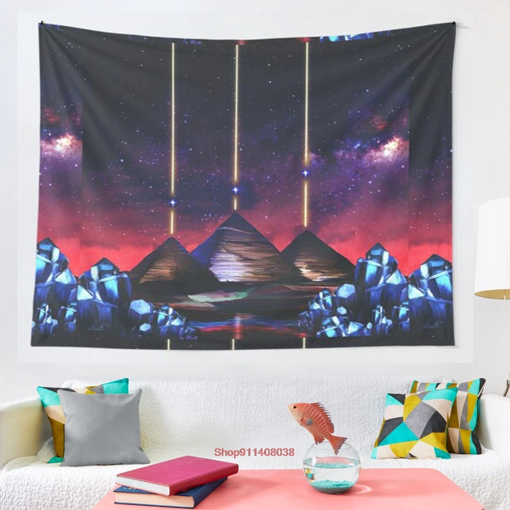 

Giza Orion Alignment tapestry Hippie Tapestry Wall Hanging for Living Room Bedroom Dorm Room Home Decor Tapiz