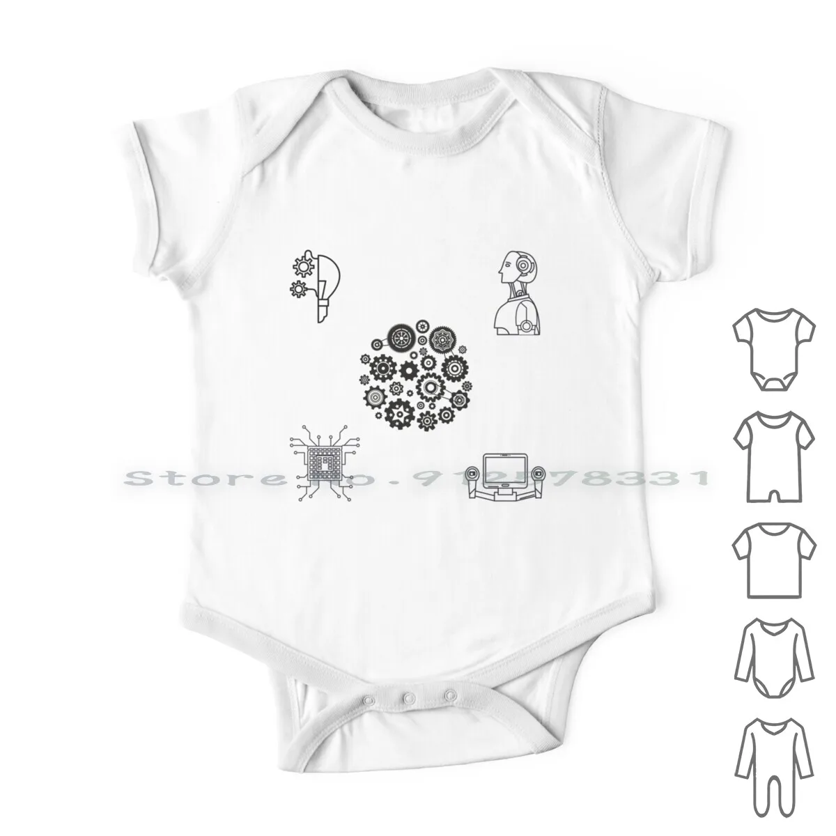 

Комбинезоны для новорожденных, х/б