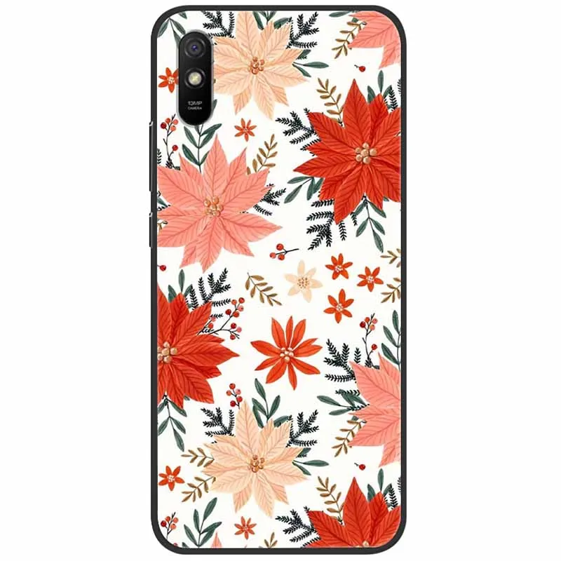 Мягкий силиконовый чехол для Redmi 9AT Черный TPU Чехол с львом-котом, защитный чехол для Xiaomi 9A Redmi9A 9 A AT T Крутая крышка на.