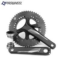 prowheel road bike double crankset 170172 5mm crank 110bcd 5339t chainrings with bottom bracket bb road bicycle sprocket