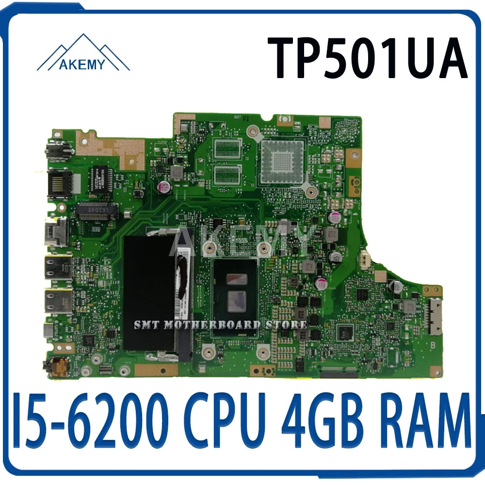 TP501UA материнская плата для ноутбука I5-6200 процессор 4 Гб RAM For Asus TP501U TP501UQ TP501UB