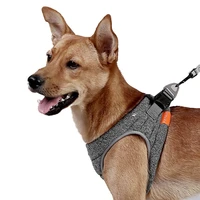 dog cat harness pet adjustable reflective vest walking lead leash for puppy harness for small medium dog