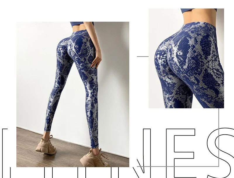 spanx leggings Bubble Butt Sexy Leggings Women Snake Printed Leggings Fashion Leggins Push Up Leggings High Waist Legging Female ribbed leggings