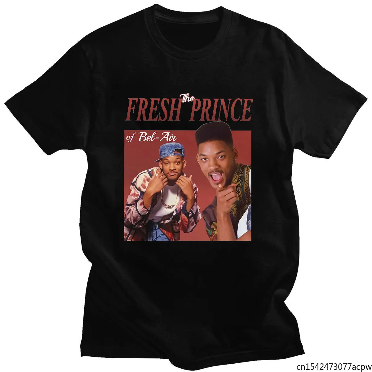 

The Fresh Prince of Bel Handsome and Charming Fresh Printing Design Oversized Summer T-shirt Unisex Tee