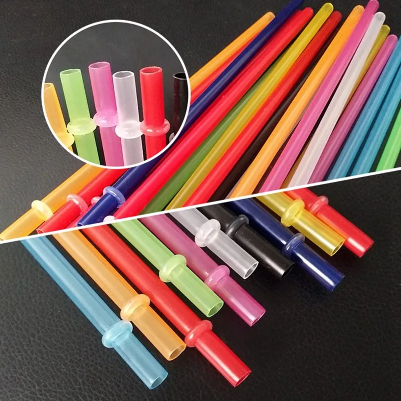 

25Pcs/Lot Reusable Bar/Pub Biodegradable Distored Color Beverage Hard Plastic Stripe Drinking Straws Party Wedding Supplies