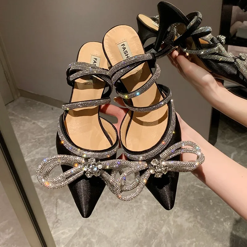 

Ladies Comfortable Sandalias Mujer 2021 Fashion Crystal Gladiator Shoes Women's Sandals Summer Fashion Women Chunky Sandals