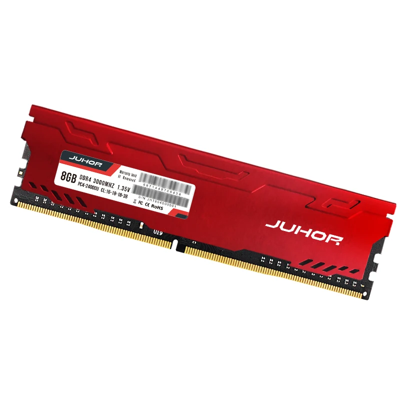 Оперативная память JUHOR для компьютера DDR4 8 Гб 16 3000 МГц 2400 2666 настольные ОЗУ Новый