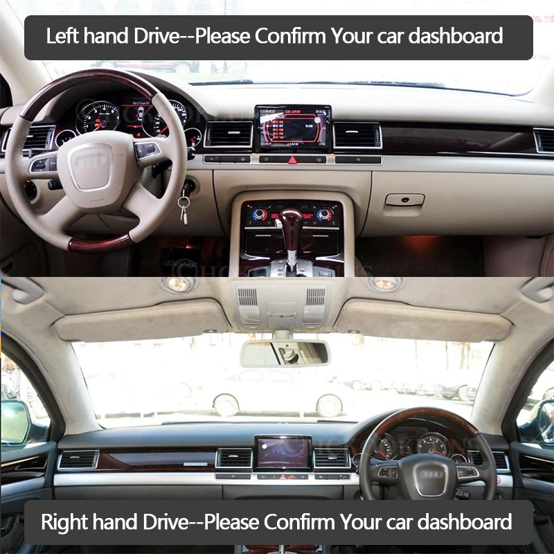 Крышка приборной панели Защитная панель для Audi A8 D3 2003 ~ 2010 4E автомобильные