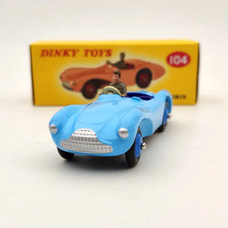 Коллекция голубых литых моделей DeAgostini 1/43 Dinky Toys 104 для Aston Martin DB3S| |