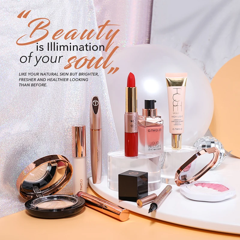 Full Makeup Kit With Cosmetic Bag Multi-Purpose Makeup Set Essential Starter Kit Full Makeup Kit With Cosmetic Bag Women Girls