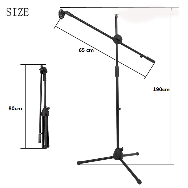 

Штатив для микрофона Selens, металлическая Регулируемая подставка-Стрела для сцены, для прямой трансляции
