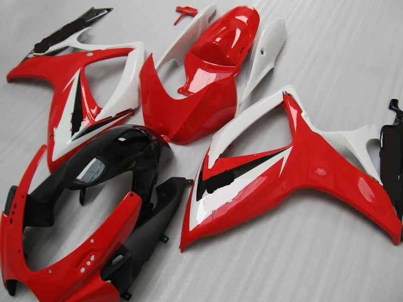 Набор обтекателей для литья под давлением GSXR600 750 K6 06 07 GSXR 600 GSXR750 2006 2007 ABS белый