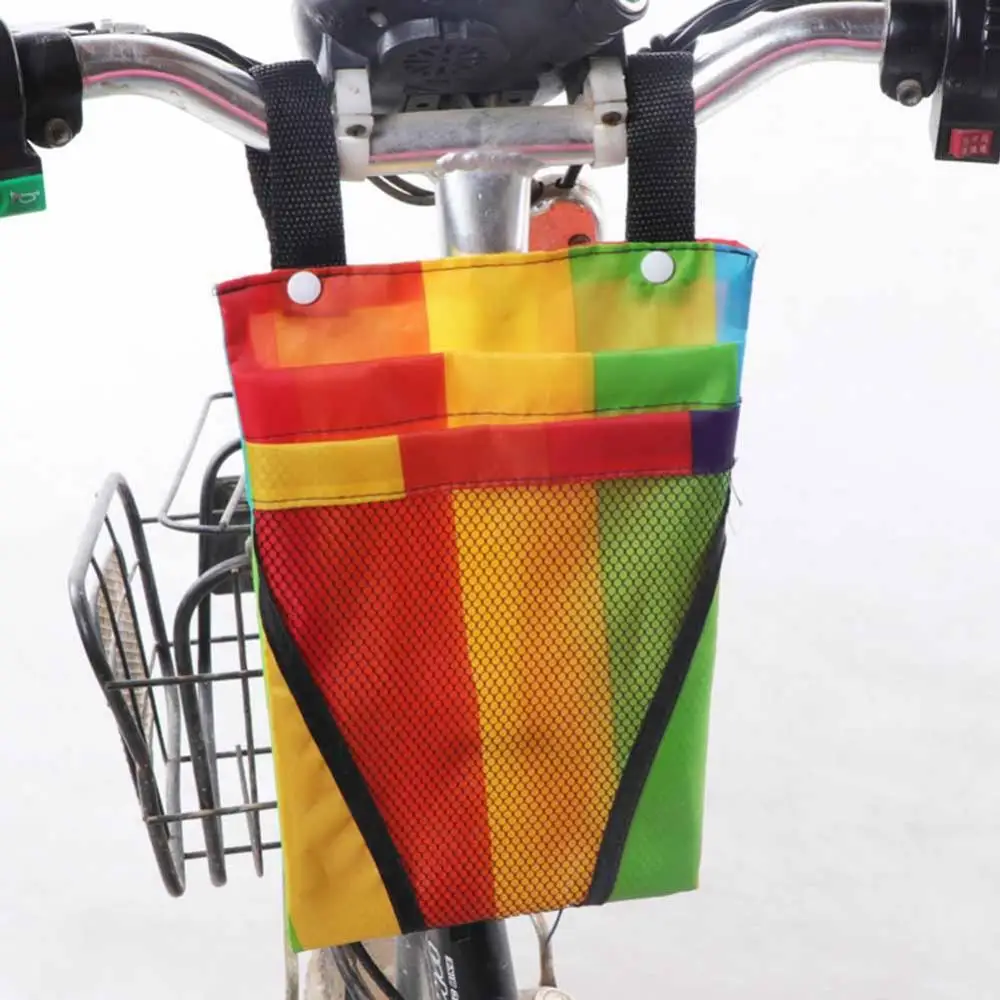bag bicycle motorcycle front mobile phone water bottle storage hanging basket free global shipping