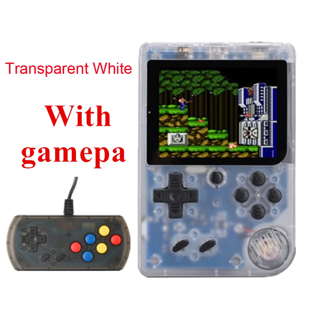 Trans W add Gamepad Retro FC 168 in 1 Video Game Console Games VS BittBoy Pocketgo Consola Retro Game Mini Handheld Players 8 Bit Classic Gamepad - Цвет: Trans W add Gamepad