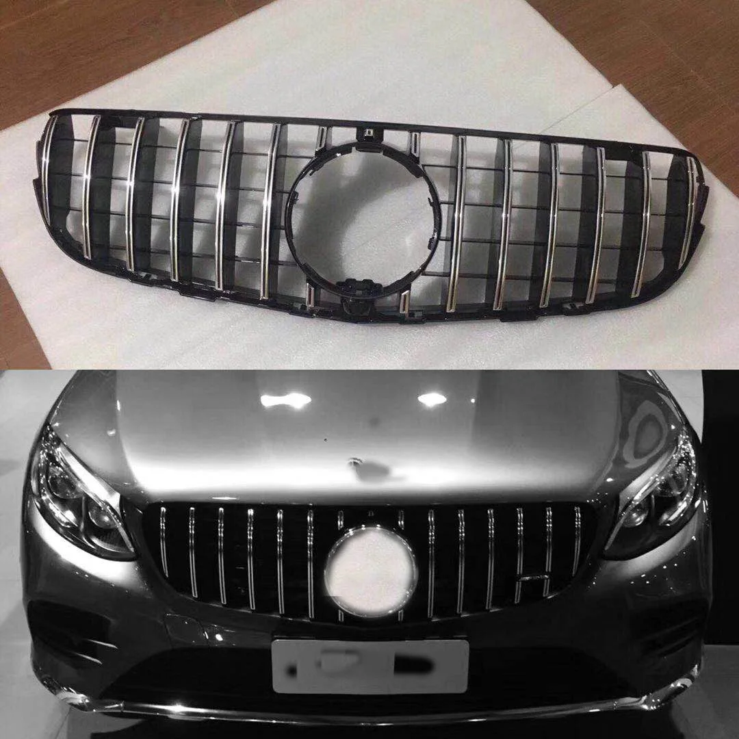 

Front Bumper GT Grille Fit For Mercedes Benz X253 GLC300 GLC350 16-19