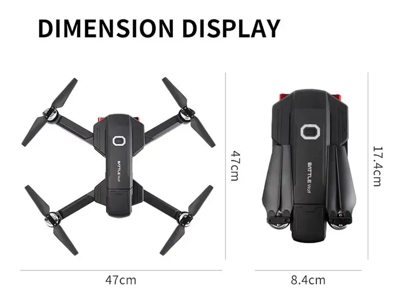 LeadingStar X46G Портативный gps 5G WiFi FPV с 4K двойной камерой бесщеточный Радиоуправляемый