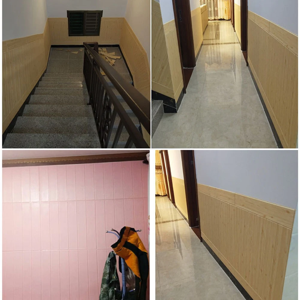 

Wood grain wall 70*70cm 3D Wood Grain Wall Stickers Home Decoration Accessories Wallpaper Home Decor Waterproof and Anti-collisi