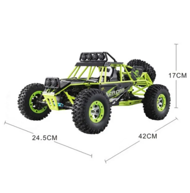 Радиуправляемая машинка WLtoys 12428 4WD 1/12 2 4G 50 км/ч высокоскоростной грузовик монстра