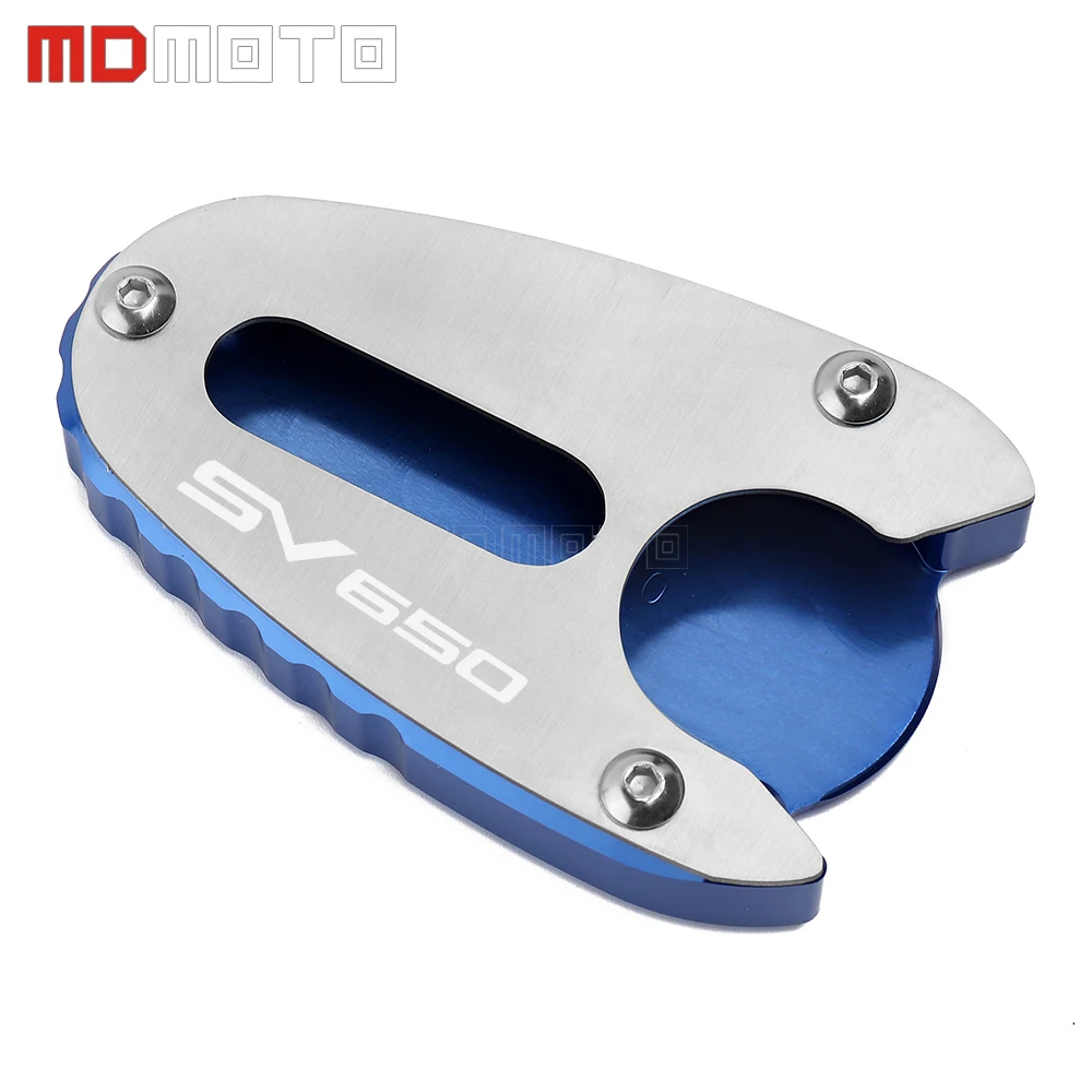 

For Suzuki SV650 SV650X SV 650 2016 2017 2018 2019 2020 Motorcycle CNC Kickstand Foot Side Stand Extension Pad Support Plate