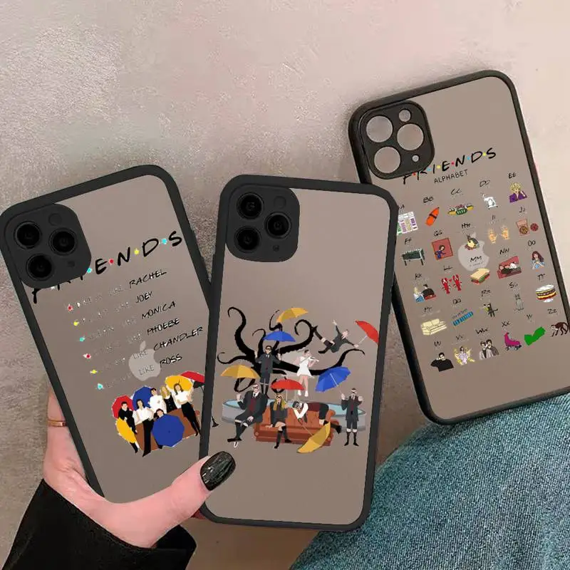 

Friends TV Central Coffee Phone Case matte transparent For iphone 7 8 11 12 plus mini x xs xr pro max cover