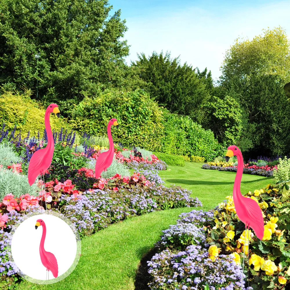 

2pcs Lawn Stakes Garden Decoration Statue Sculptures )