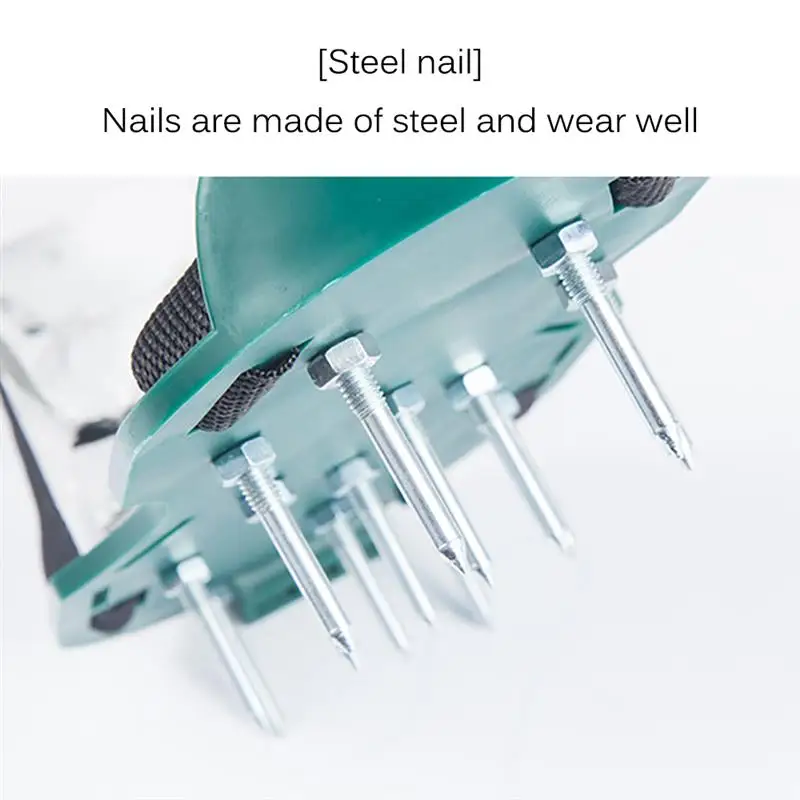 

1Pair Grass Spiked Gardening Walking Revitalizing Lawn Aerator Sandals Shoes Nail Shoes Tool Nail Cultivator Yard Garden Tool