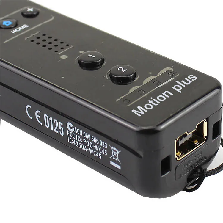 Беспроводной геймпад Nintendo Wii Motion Plus черный пульт дистанционного управления +