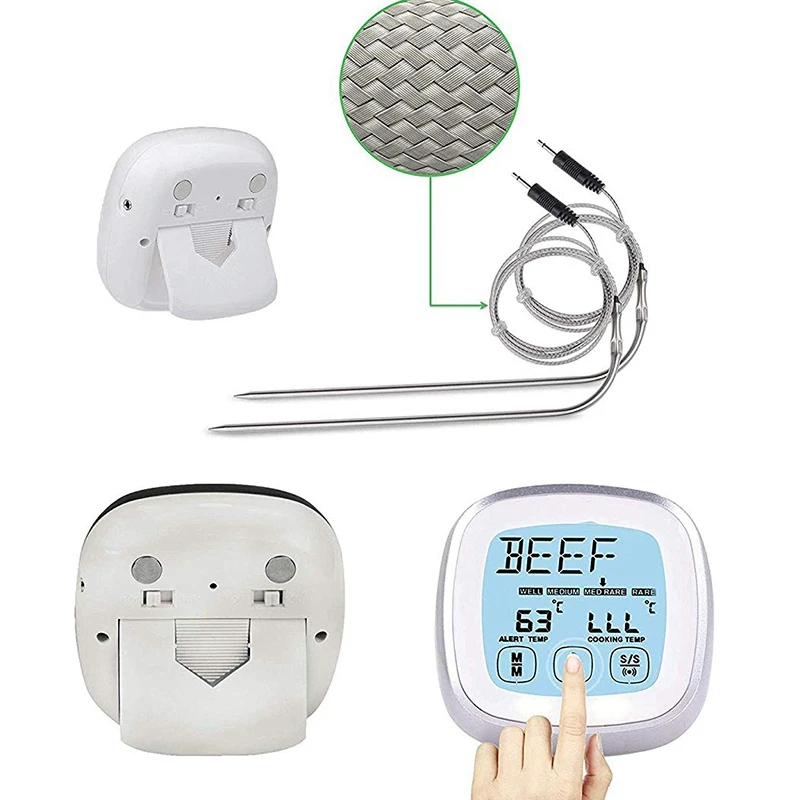 Цифровой термометр для мяса гриль печь курильщик кухонный прибор приготовления