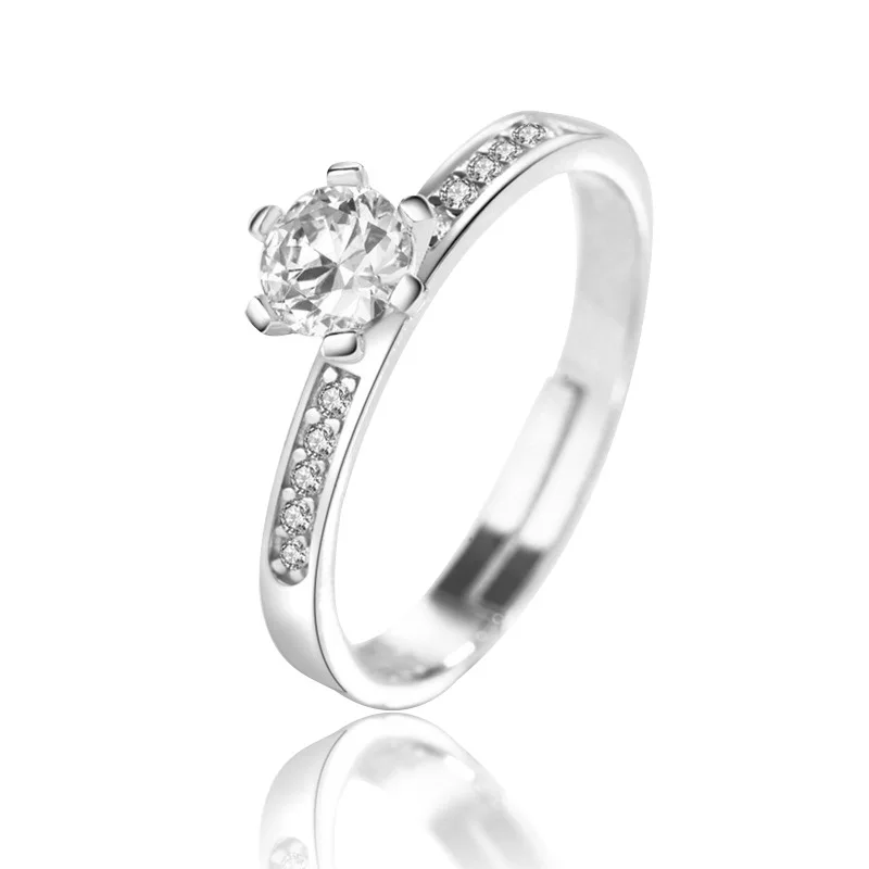 Женское Обручальное Кольцо Anillos Yuzuk кольцо из стерлингового серебра 925 пробы с