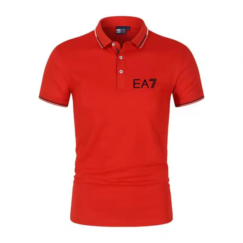 

Brand Men's Summer Shirts Polos shirt Male solid Business Casual Cotton short sleeve Men polo shirt Homme Tee Tops Quick Dryin