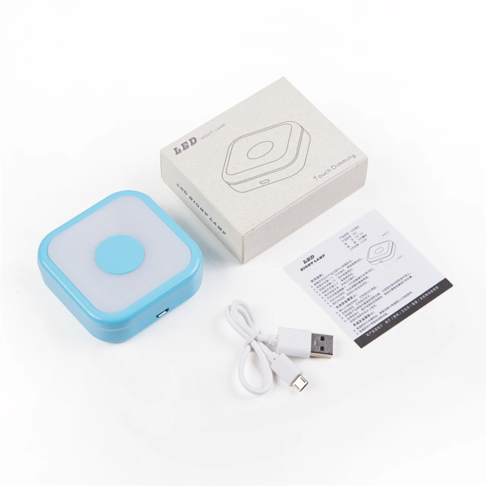 

Led Night Light pocket magnet Mini rechargeable Emergency Lamp removable blub Cabinet bedside Toilet light