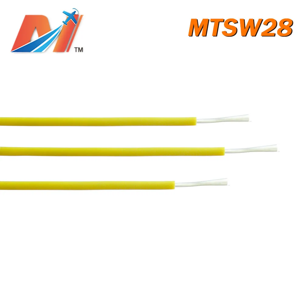 Maytech распродажа (1 метр) Мощный кремниевый провод AWG28 желтого цвета|Силовая