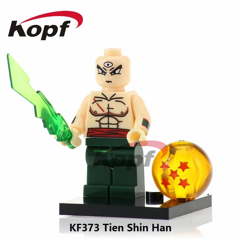 KF373 Without Box Одна распродажа фигурки Dragon Ball Z Freiza Black Goku идеальная ячейка Majin Buu Super Heroes строительные блоки детские игрушки подарок KF983 - Цвет: KF373 Without Box