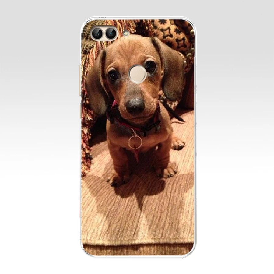 46SD милый подарок такса собака добермана Мягкий Силиконовый ТПУ чехол для