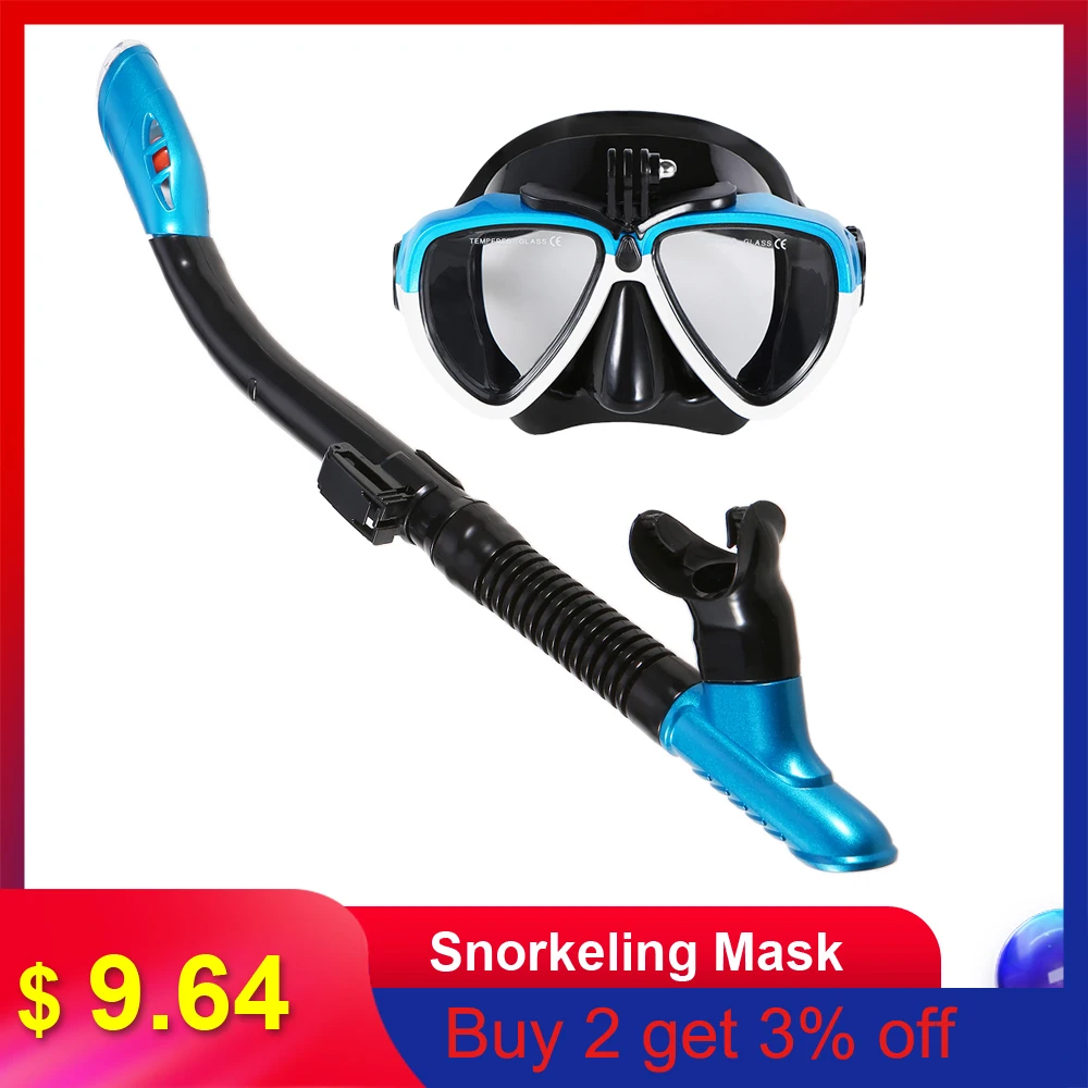 Набор для подводного плавания Lixada силиконовые незапотевающие очки и дайвинга |