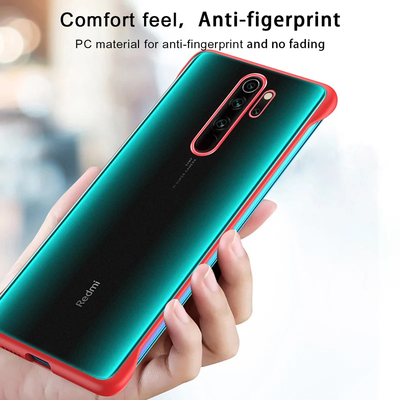 Для Red mi Note 8 Pro Чехол Безрамное Кольцо Прозрачный ударопрочный чехол для Xiaomi mi 8 9 T SE A2 Lite Red mi Note 7 K20 Pro 7A чехол