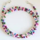 Акриловые цепочка для солнцезащитных очков женские противоскользящие очки для чтения, зажим для ленты, держатель для маски, ремешок на шею