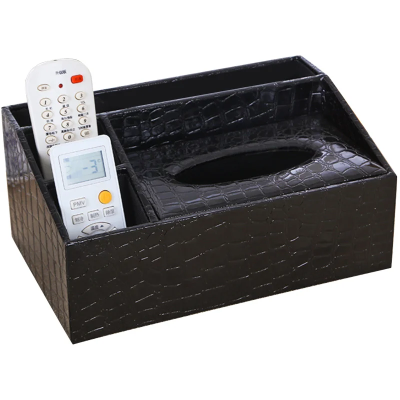 Кожаная Коробка для салфеток прямоугольной формы элегантный съемный модный