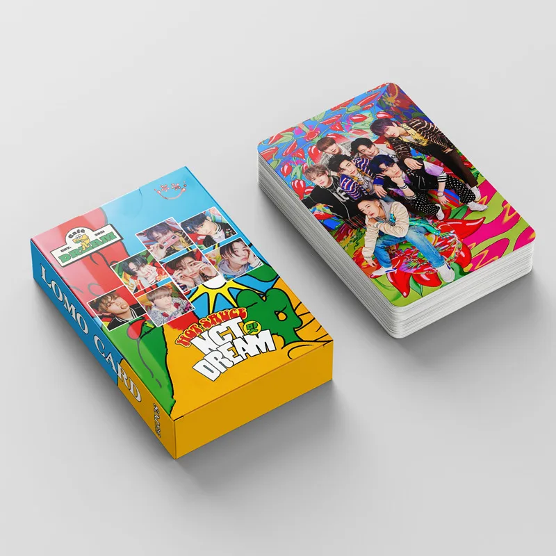 

55Pcs/set Kpop NCT DREAM Photocards HOT SAUCE New Photo Album Card for Fans Collection